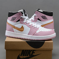 Sneakers, Pink White Colorway, Lace Up Design, Casual Gift for Sneaker Fans