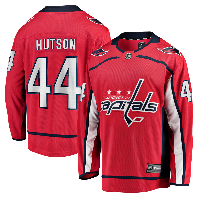 Washington Capitals Cole Hutson Red Home Breakaway Jersey