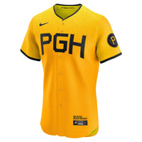Pittsburgh Pirates Gold City Connect Elite Jersey