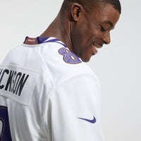 Baltimore Ravens Lamar Jackson White Game Jersey