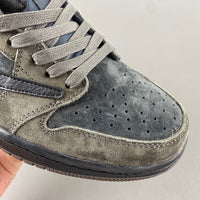 Low Top Sneakers, Carbon Gray Brown Colorway, Reverse Hook Design, Lace Up Design, Casual Gift for Sneaker Fans