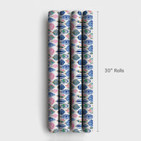 Ginger Jar Ornament Wrapping Paper, Chinoiserie Christmas Wrapping Paper, Grandmillennial Holiday Gift Wrap