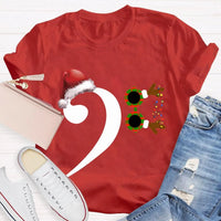 Festive Holiday Graphic T-Shirt, Christmas Santa Hat Shirt, Adorable Santa Hat Christmas Tee, Merry Xmas Party Unisex Holiday Shirt