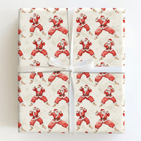 Martial Arts Holiday Gift Wrap, Karate Santa Christmas Wrapping Paper, Humorous Secret Santa Wrapping Paper, Novelty Christmas Gift Wrap Roll