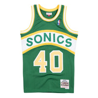 Seattle Supersonics Shawn Kemp Hardwood Classics Road Swingman Jersey