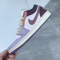 Low Top Shoes, Purple Pink Colorway, Lace Up Design, Casual Gift for Shoe Lovers