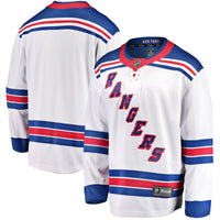 New York Rangers White Breakaway Away Jersey