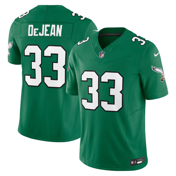 Philadelphia Eagles Cooper DeJean Kelly Green Alternate 2 Limited Jersey