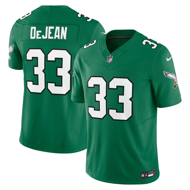 Philadelphia Eagles Cooper DeJean Kelly Green Alternate 2 Limited Jersey