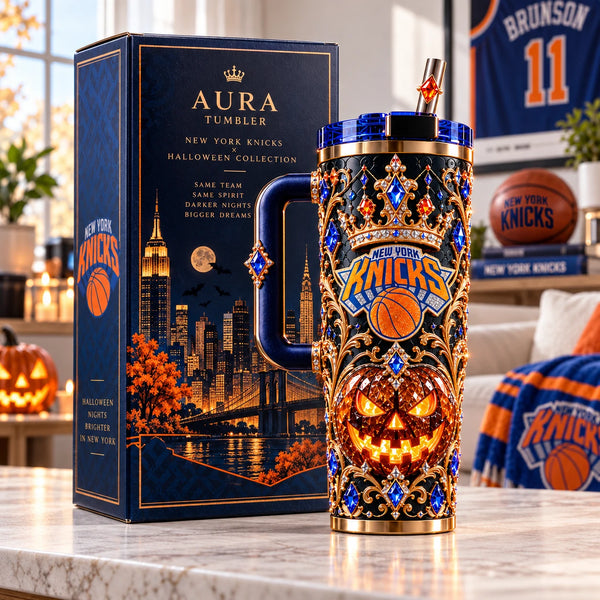 NYK After Dark - Jeweled Pumpkin Tumbler - main