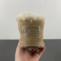 Slides, Beige Colorway, Slip On Design, Wool Detail, Casual Gift for Shoe Lovers