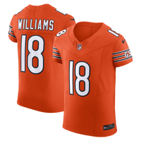 Chicago Bears Caleb Williams Orange Alternate Elite Jersey
