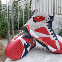 Sneakers, Red Colorway, Lace Up Design, Casual Gift for Sneaker Fans