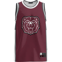 Missouri State University Bears Lightweight Basketball Jersey - Maroon