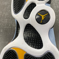 Sneakers, White Black Yellow Gray Blue Colorway, Lace Up Design, Casual Gift for Sneaker Fans