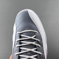 Low Top Sneakers, White Gray Colorway, Lace Up Design, Casual Gift for Sneaker Fans