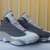 Sneakers, White Gray Colorway, Lace Up Design, Casual Gift for Sneaker Fans