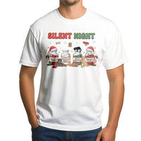 Humorous Veterinary Christmas T-Shirt, Silent Night Vet Med T-Shirt, Vet Tech Holiday Graphic Tee, Vet Student Xmas Shirt, Vet Med Present T-Shirt