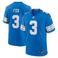 Detroit Lions Jack Fox Blue Team Game Jersey