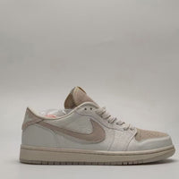 Low Top Sneakers, Beige Colorway, Lace Up Design, Casual Gift for Sneaker Fans
