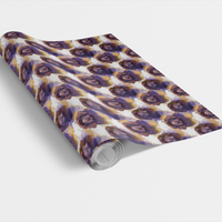 Sheltie Snowflake Gift Wrap, Shetland Sheepdog Christmas Wrapping Paper, Winter Dog Holiday Wrapping Paper Roll, Dog Lover Xmas Gift Wrap