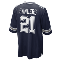 Dallas Cowboys Deion Sanders Navy Team Retired Player Game Jersey