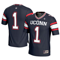 #1 UConn Huskies Football Jersey - Cardinal