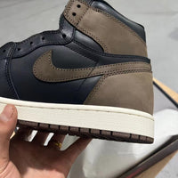 High Top Sneakers, Black Brown Colorway, Leather Footwear, Lace Up Design, Casual Gift for Sneaker Fans