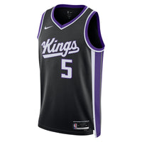 Sacramento Kings Icon Swingman Jersey - Black - Darius Acuff Jr.