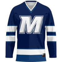 Monmouth Hawks Hockey Jersey - Navy