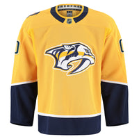 Nashville Predators Gold Home Authentic Pro Custom Jersey
