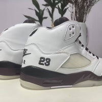 High Top Sneakers, White Gray Colorway, Lace Up Design, Casual Gift for Sneaker Fans
