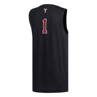 #1 Troy University Trojans Replica Basketball Jersey - Black