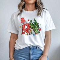 Festive RN Holiday Shirt, Christmas RN Nurse T-Shirt, Medical Field Graphic Tee, Xmas Nursing Student T-Shirt, Registered Nurse Present
