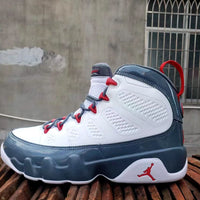 Sneakers, White Gray Red Colorway, Lace Up Design, Casual Gift for Sneaker Fans