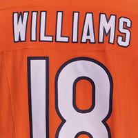 Chicago Bears Caleb Williams Orange Alternate Elite Jersey