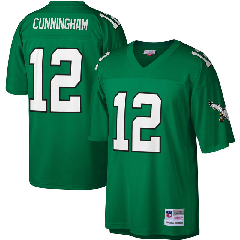 Philadelphia Eagles Randall Cunningham Kelly Green Legacy Replica Jersey