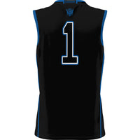 Male #1 Black BYU Cougars Lightweight Basketball Jersey