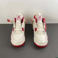 Low Top Sneakers, Off White Red Colorway, Valentine Design, Lace Up Design, Casual Gift for Sneaker Fans