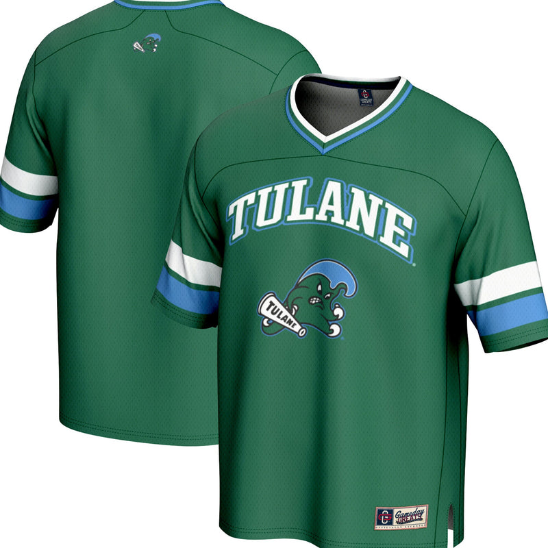 Tulane Green Wave Spirit Football Jersey - Green