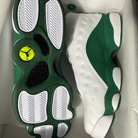 Sneakers, White Green Colorway, Lace Up Design, Casual Gift for Sneaker Fans