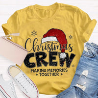 Making Memories Together Tee, Christmas Crew Shirt, Holiday Santa Hat Graphic T-Shirt, Matching Family Christmas Shirt, Group Holiday Tee