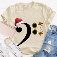 Festive Holiday Graphic T-Shirt, Christmas Santa Hat Shirt, Adorable Santa Hat Christmas Tee, Merry Xmas Party Unisex Holiday Shirt