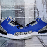Sneakers, Blue Black Colorway, Lace Up Design, Casual Gift for Sneaker Fans