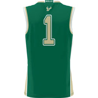 #1 South Florida Bulls Lightweight Basketball Jersey - Green