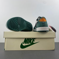 Low Top Sneakers, White Black Green Colorway, Reverse Hook Design, Lace Up Design, Casual Gift for Sneaker Fans