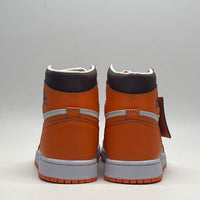Sneakers, White Orange Colorway, Lace Up Design, Casual Gift for Sneaker Fans