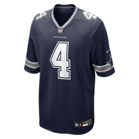Dallas Cowboys Dak Prescott Navy Game Team Jersey