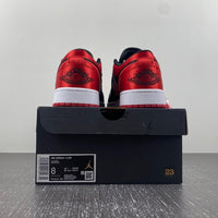 Low Top Sneakers, Black Red Colorway, Lace Up Design, Casual Gift for Sneaker Fans