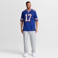 Buffalo Bills Josh Allen Royal Game Player Jersey